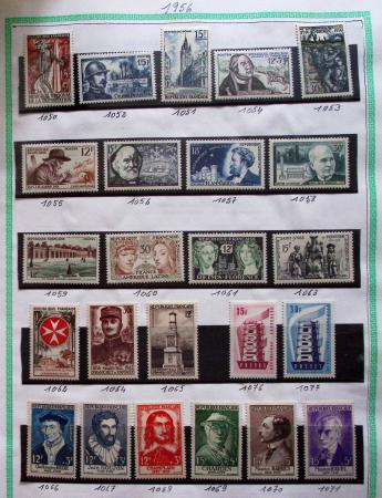 1944-2007, Stock de faciale de France par multiples