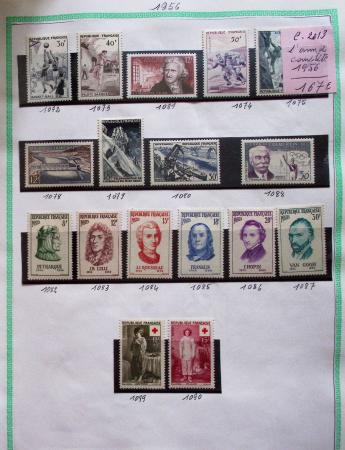 1944-2007, Stock de faciale de France par multiples