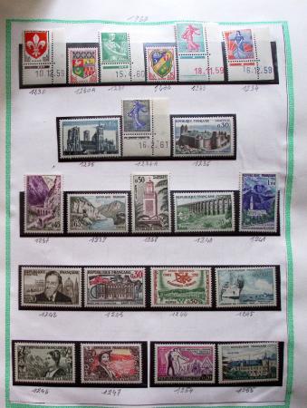 1944-2007, Stock de faciale de France par multiples