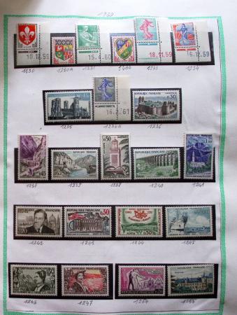 1944-2007, Stock de faciale de France par multiples