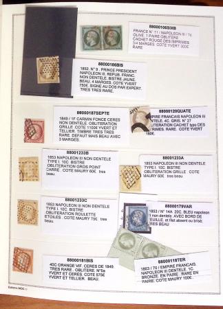 1849-2019, Collection de France en Moc, commençant
