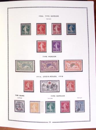1849-2019, Collection de France en Moc, commençant