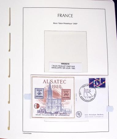 1980-2019, Collection en 2 classeurs, bloc CNEP avec