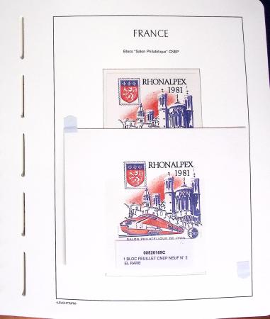 1980-2019, Collection en 2 classeurs, bloc CNEP avec