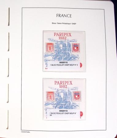 1980-2019, Collection en 2 classeurs, bloc CNEP avec