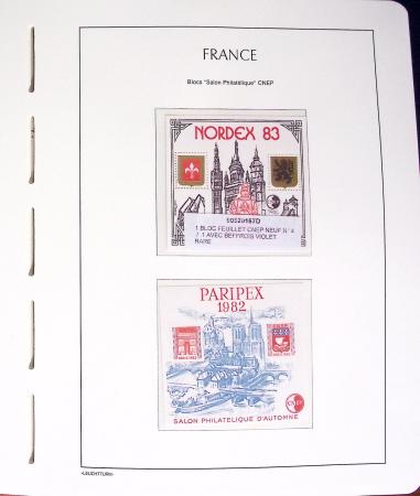 1980-2019, Collection en 2 classeurs, bloc CNEP avec