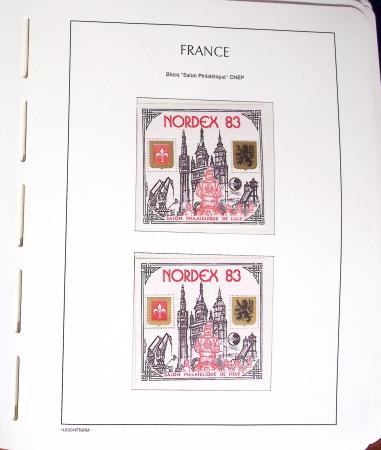 1980-2019, Collection en 2 classeurs, bloc CNEP avec
