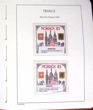 1980-2019, Collection en 2 classeurs, bloc CNEP avec