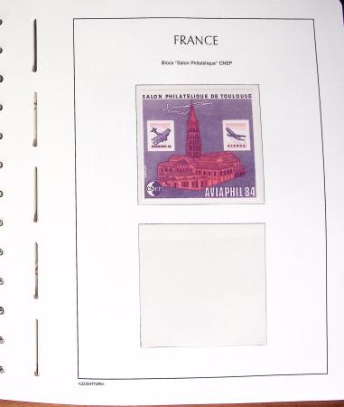 1980-2019, Collection en 2 classeurs, bloc CNEP avec