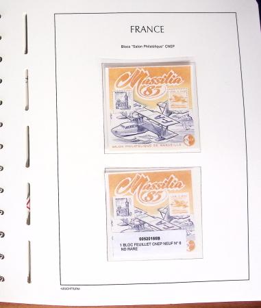 1980-2019, Collection en 2 classeurs, bloc CNEP avec