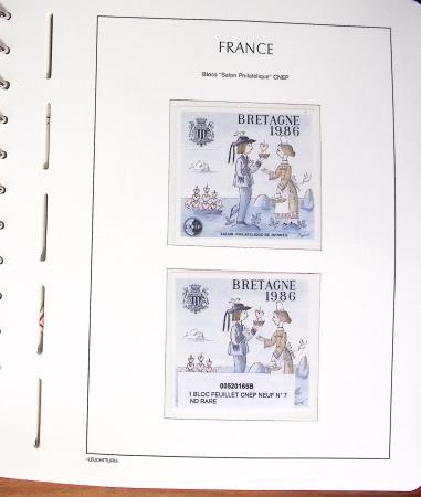 1980-2019, Collection en 2 classeurs, bloc CNEP avec
