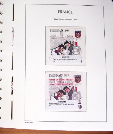1980-2019, Collection en 2 classeurs, bloc CNEP avec