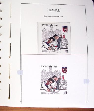 1980-2019, Collection en 2 classeurs, bloc CNEP avec