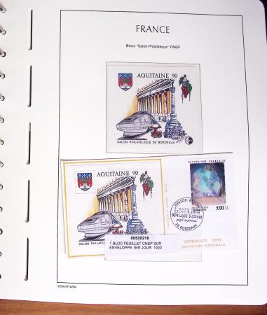 1980-2019, Collection en 2 classeurs, bloc CNEP avec