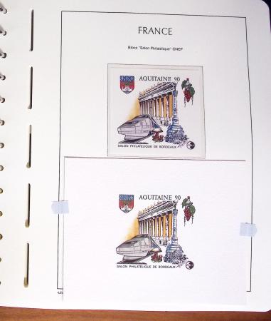 1980-2019, Collection en 2 classeurs, bloc CNEP avec