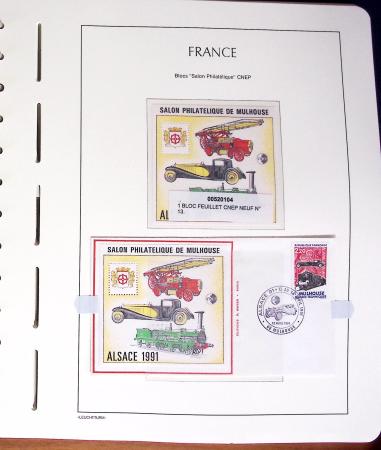 1980-2019, Collection en 2 classeurs, bloc CNEP avec