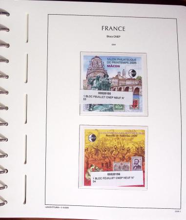 1980-2019, Collection en 2 classeurs, bloc CNEP avec