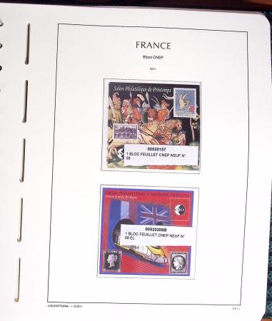1980-2019, Collection en 2 classeurs, bloc CNEP avec