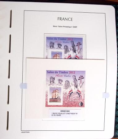 1980-2019, Collection en 2 classeurs, bloc CNEP avec