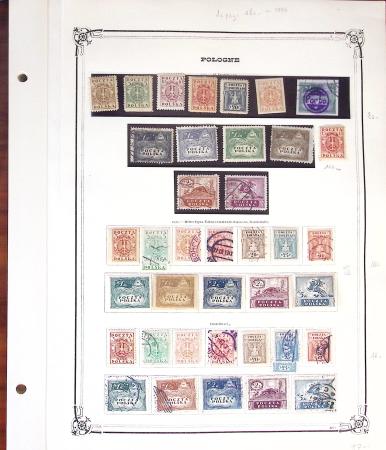 1918-50 Mint and used collection of Poland on Y&T album
