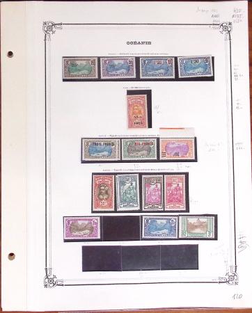 1892-1996 OCEANIE: Diverses collection dont Polynésie