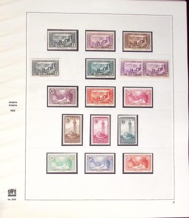 1931-2020, Collection d'Andorre en 3 volumes, avec