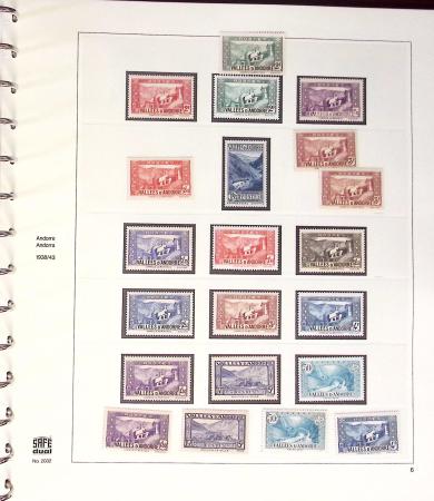 1931-2020, Collection d'Andorre en 3 volumes, avec