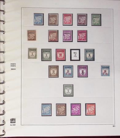 1931-2020, Collection d'Andorre en 3 volumes, avec