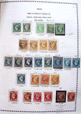 1849-2008, Belle collection d'oblitérés en six albums,