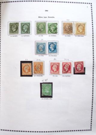 1849-2008, Belle collection d'oblitérés en six albums,