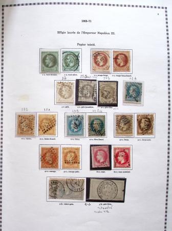 1849-2008, Belle collection d'oblitérés en six albums,