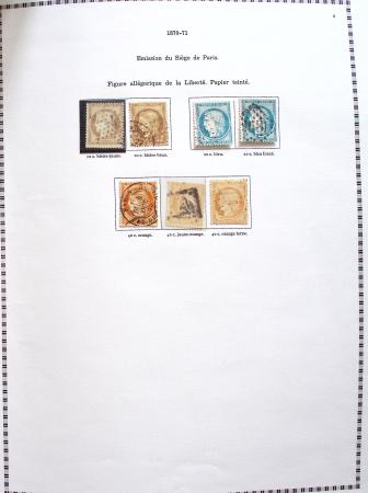1849-2008, Belle collection d'oblitérés en six albums,
