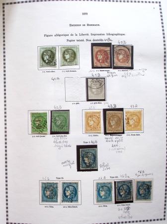 1849-2008, Belle collection d'oblitérés en six albums,