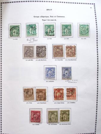 1849-2008, Belle collection d'oblitérés en six albums,