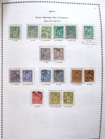 1849-2008, Belle collection d'oblitérés en six albums,