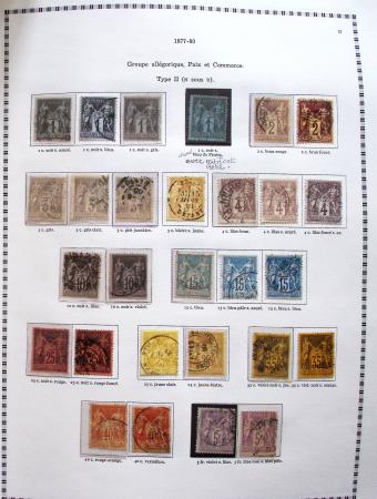 1849-2008, Belle collection d'oblitérés en six albums,