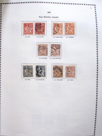 1849-2008, Belle collection d'oblitérés en six albums,