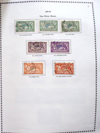 1849-2008, Belle collection d'oblitérés en six albums,