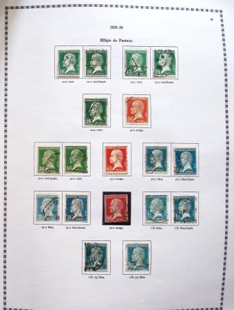 1849-2008, Belle collection d'oblitérés en six albums,