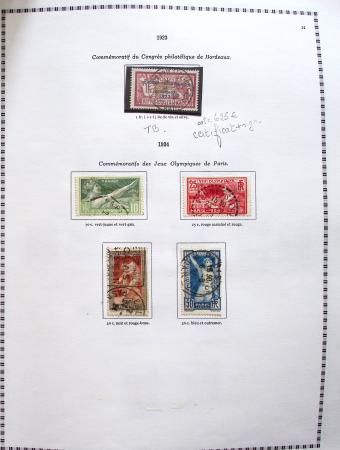 1849-2008, Belle collection d'oblitérés en six albums,