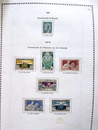 1849-2008, Belle collection d'oblitérés en six albums,