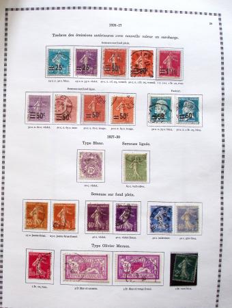 1849-2008, Belle collection d'oblitérés en six albums,