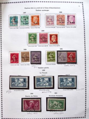1849-2008, Belle collection d'oblitérés en six albums,