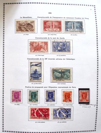 1849-2008, Belle collection d'oblitérés en six albums,