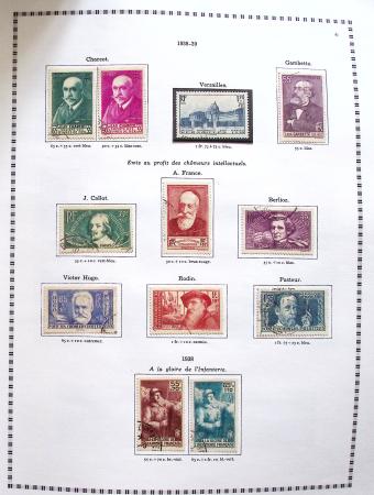 1849-2008, Belle collection d'oblitérés en six albums,