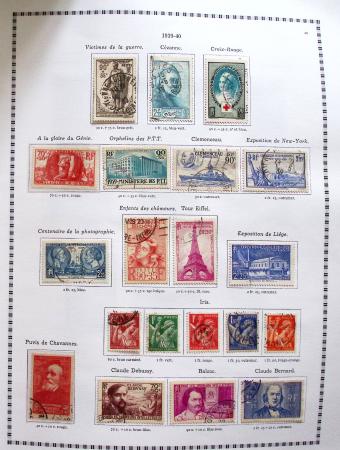 1849-2008, Belle collection d'oblitérés en six albums,