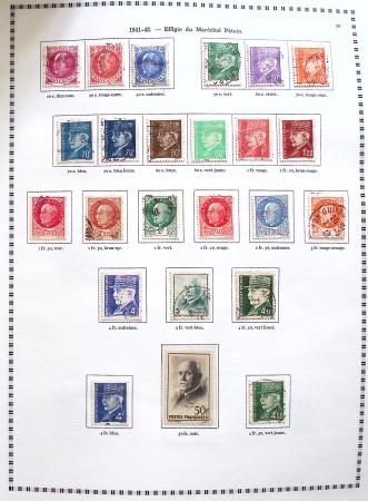 1849-2008, Belle collection d'oblitérés en six albums,