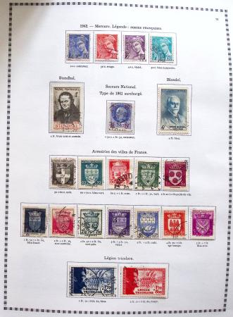 1849-2008, Belle collection d'oblitérés en six albums,