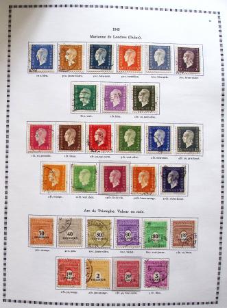 1849-2008, Belle collection d'oblitérés en six albums,