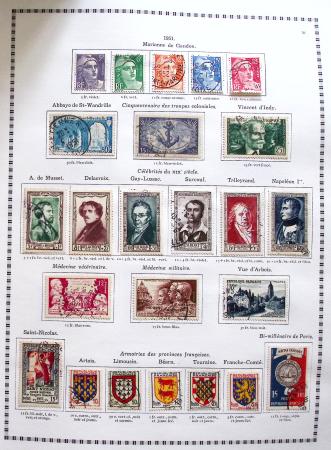 1849-2008, Belle collection d'oblitérés en six albums,